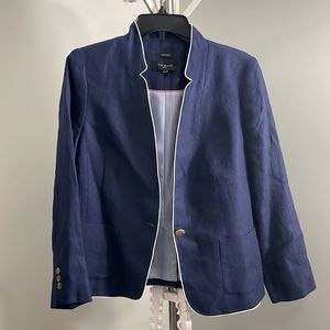 Talbots one button linen blazer, NWOT